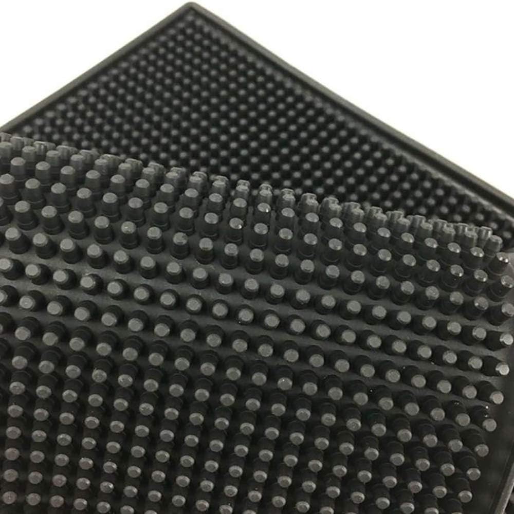 Non-Slip Rubber Bar Mat Bar Runner Glass Drip Tray,Pink,11.8 * 17.7in