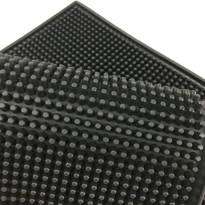 Non-Slip Rubber Bar Mat Bar Runner Glass Drip Tray,Pink,11.8 * 17.7in