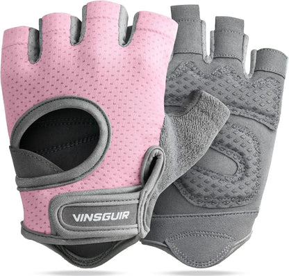 Workout Gloves for Women and Men, Breathable & Padded Gym Gloves