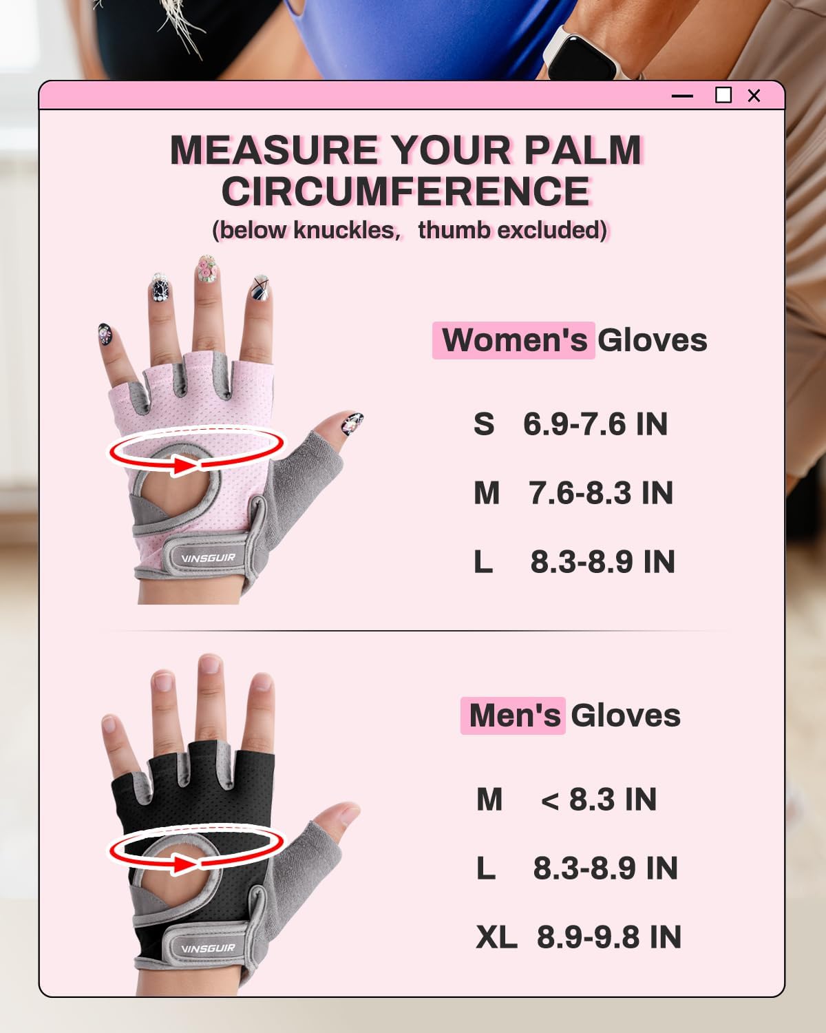 Workout Gloves for Women and Men, Breathable & Padded Gym Gloves