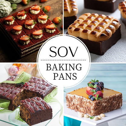 Silicone Square Cake Pan - 10 inch silicone baking pans, Non-Stick, Heat Resistant baking molds are perfect for Cakes, Brownies, Cheesecakes, Pie, Bread (pink)