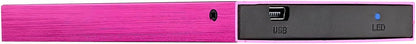 1TB USB 2.0 External Pocket Slim Hard Drive - Sweet Pink - Ntfs