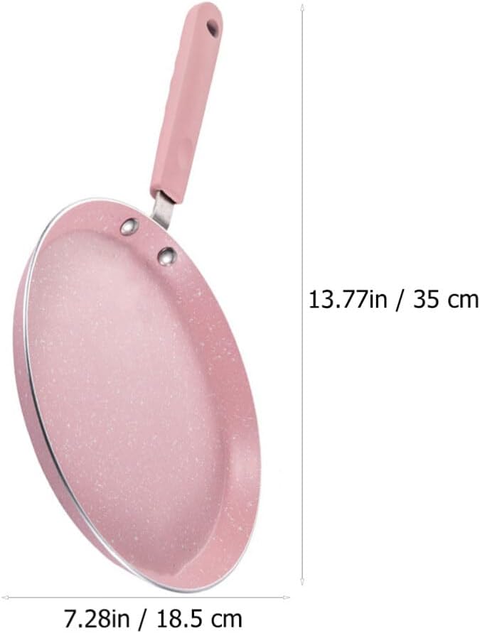 Nonstick Frying Pan with Handle, Aluminum Alloy Skillet for Home Cooking