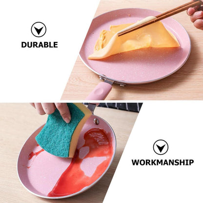 Nonstick Frying Pan with Handle, Aluminum Alloy Skillet for Home Cooking