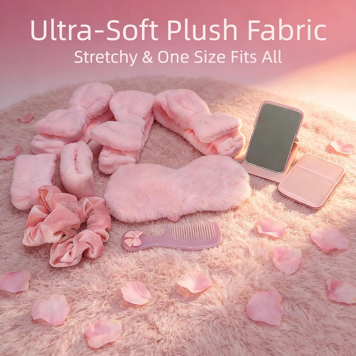 108 PCS Pink Spa Party Favors for Girls Women Sleepover Party Supplies