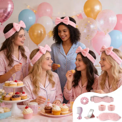 108 PCS Pink Spa Party Favors for Girls Women Sleepover Party Supplies