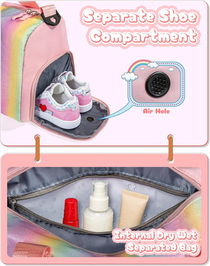 Kids Gift-Birthday Gift for Daughter-Girl Gym Bag Dance Bags Girl