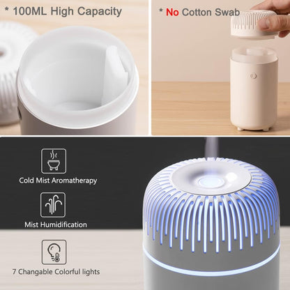Car Diffuser Humidifier USB Aromatherapy Essential Oil Diffuser