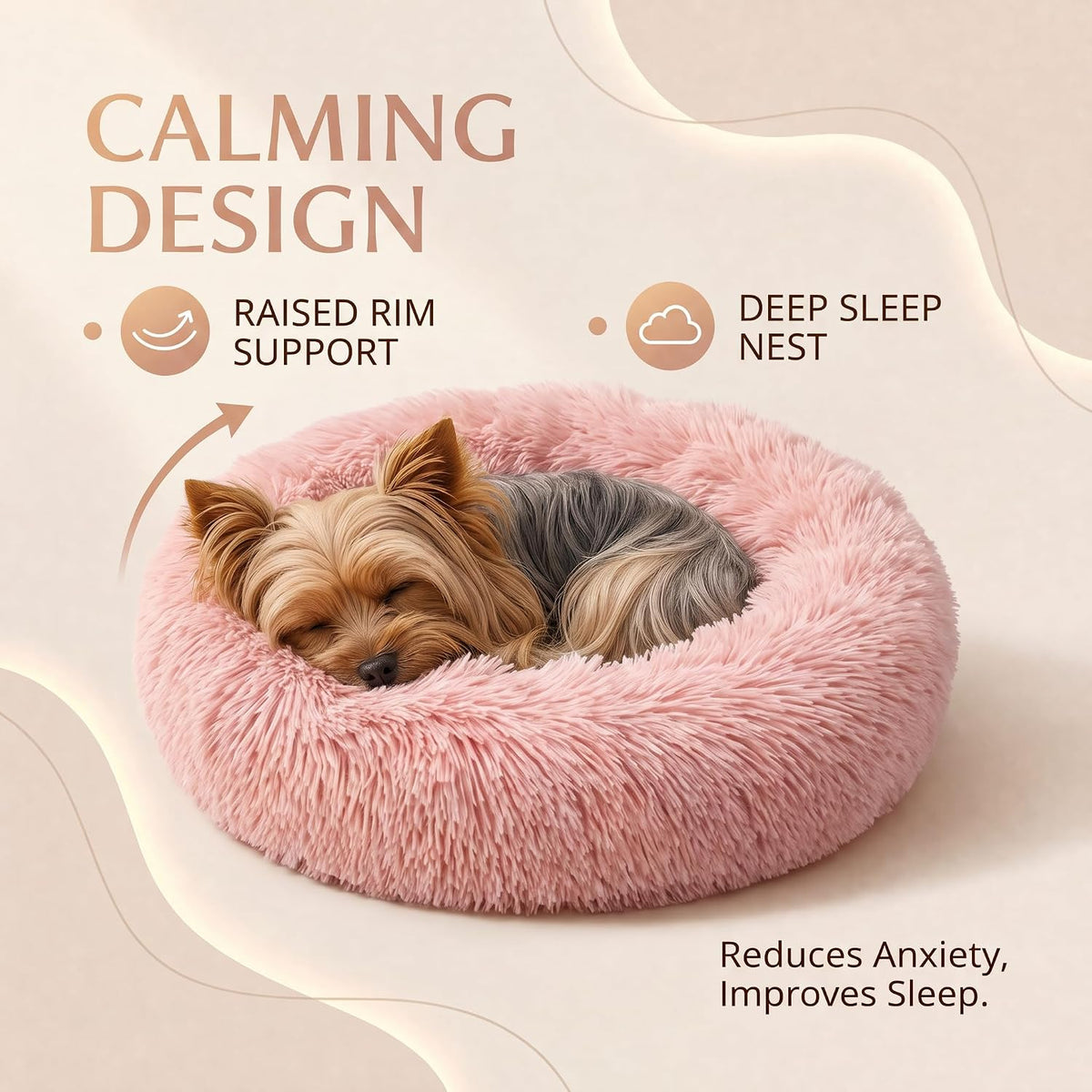 Tiny Dog Bed for Extra Small Dogs for Chihuahua Pomeranian Toy Poodle