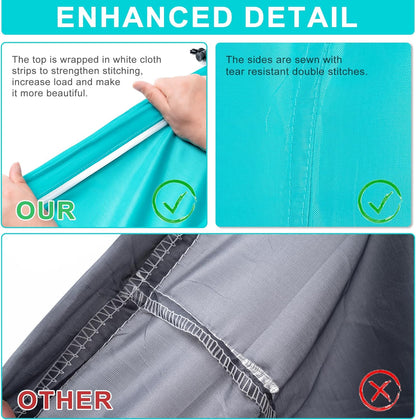 2 Pack Travel Laundry Bag,24" x 36", Extra Large Dirty Clothes Organizer