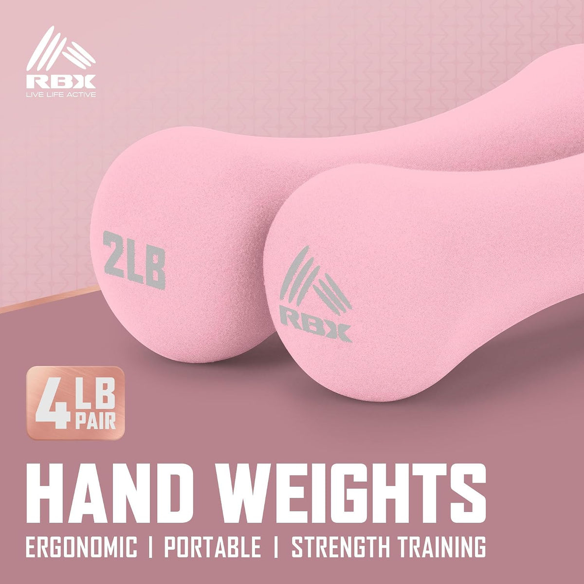 Hand Weights, Neoprene Hand Weights for Home Workouts, Cardio & Strength Training, Home Gym Equipment