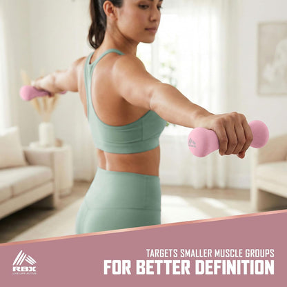 Hand Weights, Neoprene Hand Weights for Home Workouts, Cardio & Strength Training, Home Gym Equipment