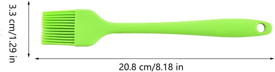 Silicone brush, Oil Brush for BBQ Kitchen Cooking Baking and Grilling (2 PCS,pink)
