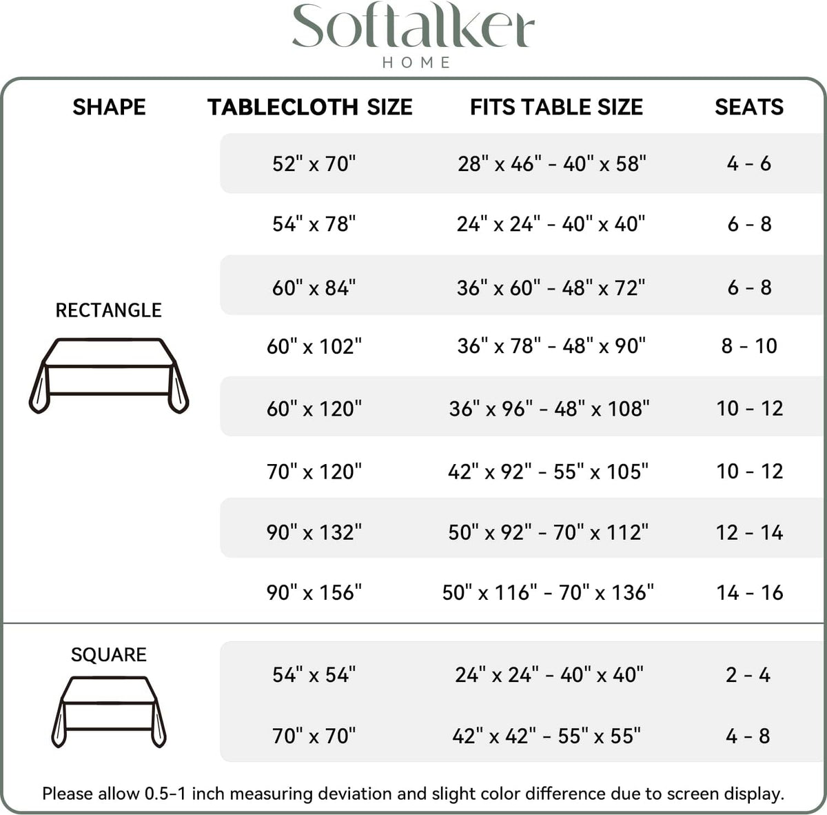 Rectangle Tablecloth, Waterproof Table Cloths Wrinkle Free Fabric Washable Polyester Table Cover for Dining Tables Party Outdoor Camping Parties Buffet - 60 x 84 inch, Pink