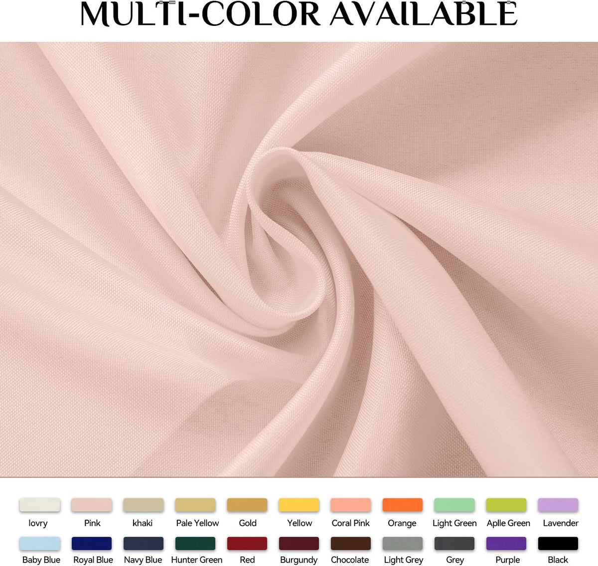Rectangle Tablecloth, Waterproof Table Cloths Wrinkle Free Fabric Washable Polyester Table Cover for Dining Tables Party Outdoor Camping Parties Buffet - 60 x 84 inch, Pink