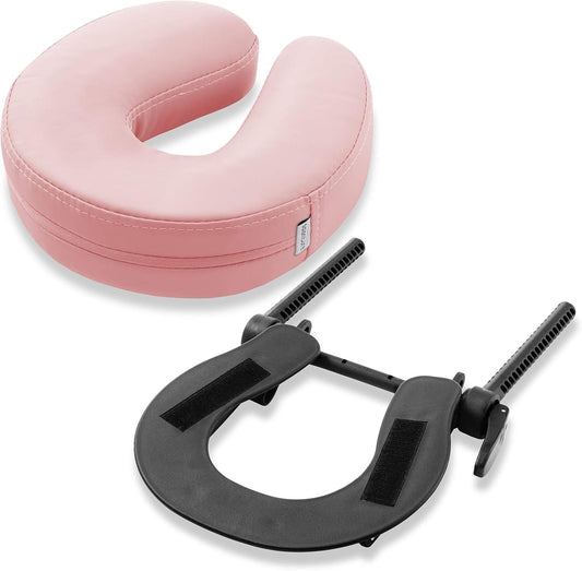Adjustable Massage Table Face Cradle and Pillow 3" Foam - Pink
