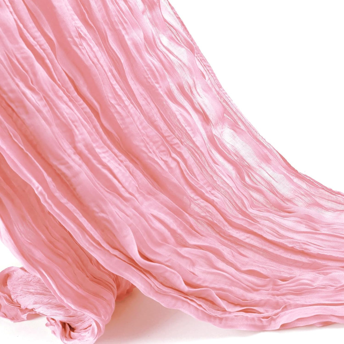 Cheesecloth Table Runner Light Pink 10FT Gauze Rustic Cheese Cloth Dining Table Decor Runners Long for Mother's Day Party Wedding Bridal Easter Birthday Decorations 1Pack 35x120 Inches