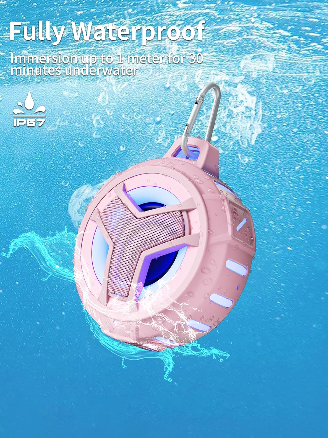 Shower Waterproof Bluetooth Speakers Portable Gifts for Teen Girls
