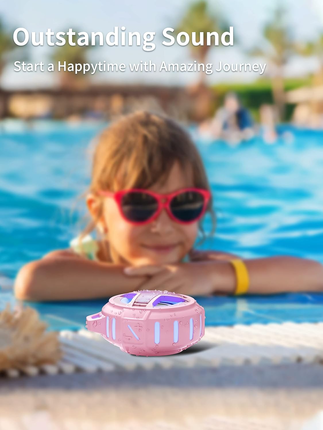 Shower Waterproof Bluetooth Speakers Portable Gifts for Teen Girls