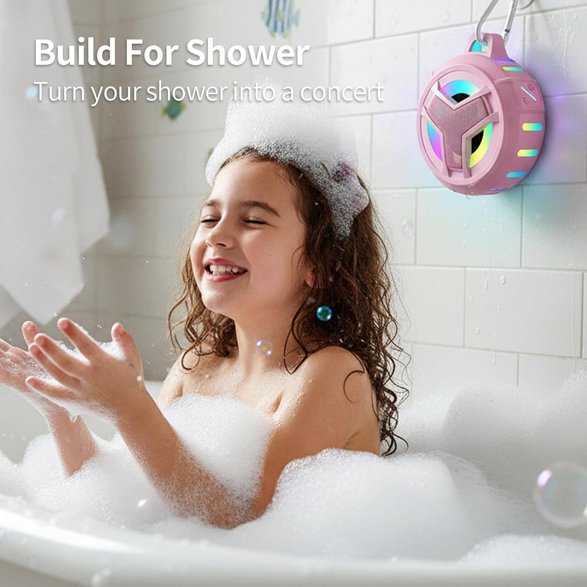 Shower Waterproof Bluetooth Speakers Portable Gifts for Teen Girls