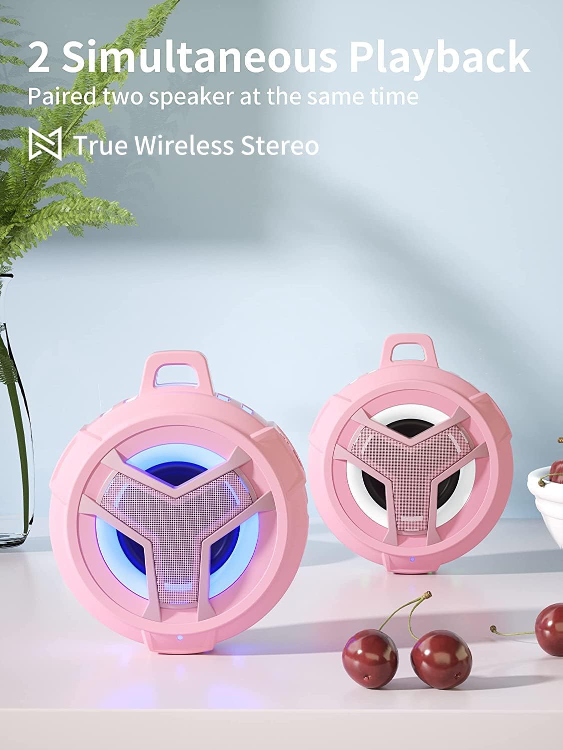 Shower Waterproof Bluetooth Speakers Portable Gifts for Teen Girls