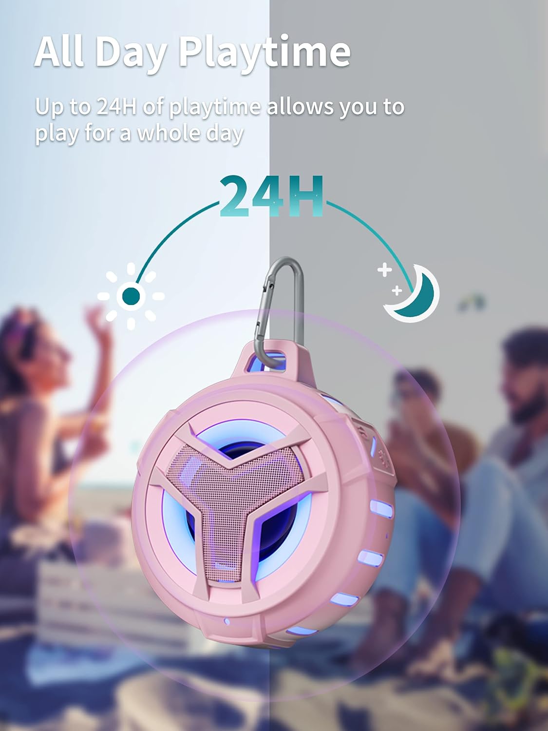 Shower Waterproof Bluetooth Speakers Portable Gifts for Teen Girls