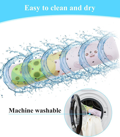 Bathtub Mat Non Slip, Cute Tub Mat, 40" x 16", Pink Sea Animals