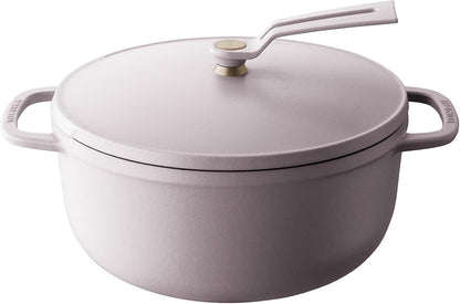 Vermicular Oven Pot 2.0 | 22cm (3.7qt) - Matte Himalayan Pink