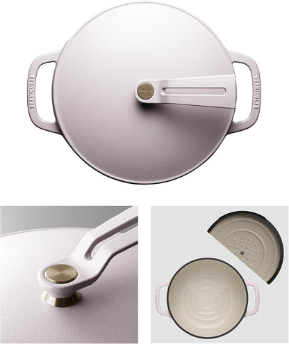 Vermicular Oven Pot 2.0 | 22cm (3.7qt) - Matte Himalayan Pink