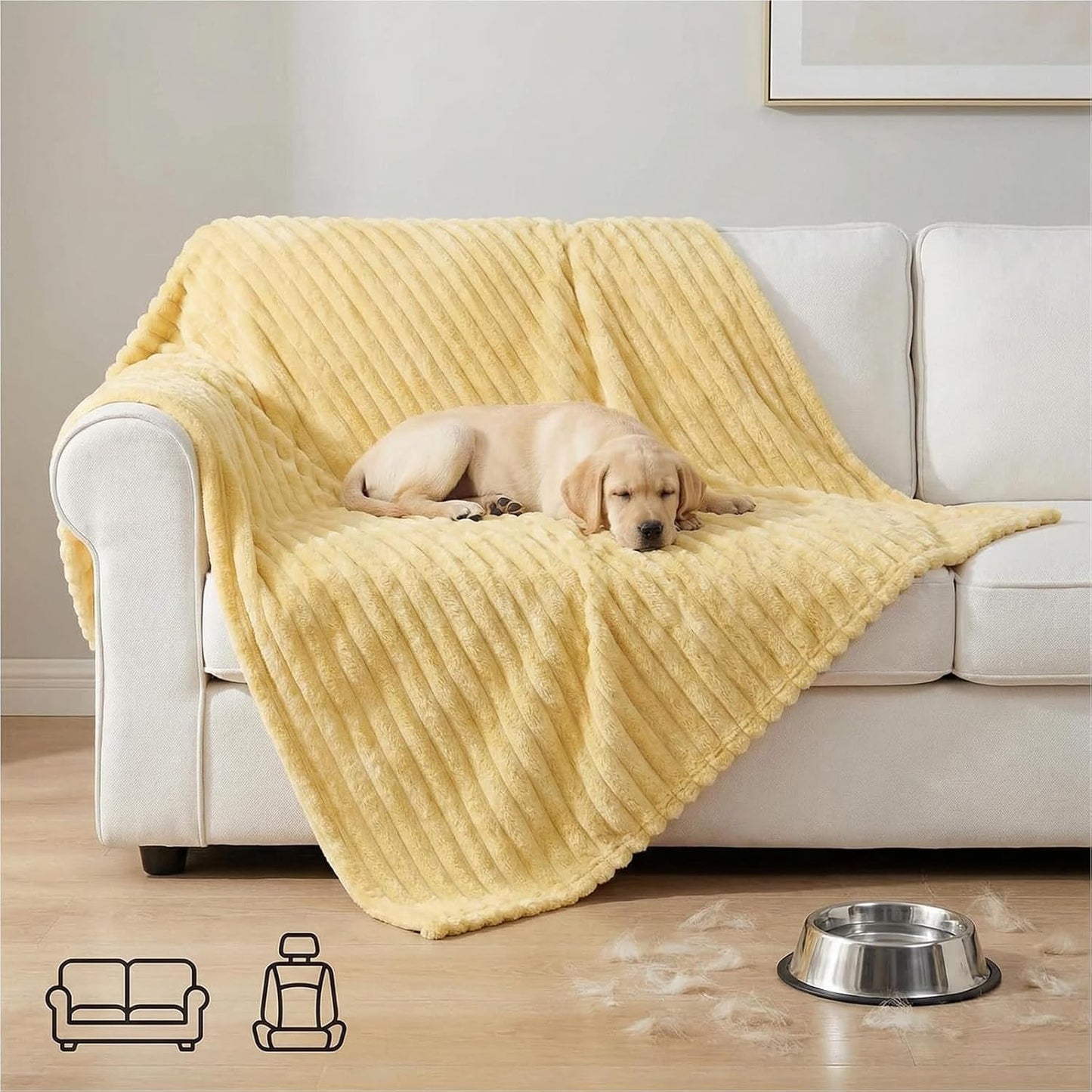 Emotional Support Blanket, Security Calming Dog Blanket, Faux Rabbit Fur Polyester Material, Soft and Comfortable for Cats and Dogs, for Indoor and Outdoor Use (Pink, 70 * 100 cm/27.55 * 39.37in)