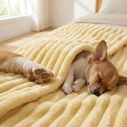 Emotional Support Blanket, Security Calming Dog Blanket, Faux Rabbit Fur Polyester Material, Soft and Comfortable for Cats and Dogs, for Indoor and Outdoor Use (Pink, 70 * 100 cm/27.55 * 39.37in)