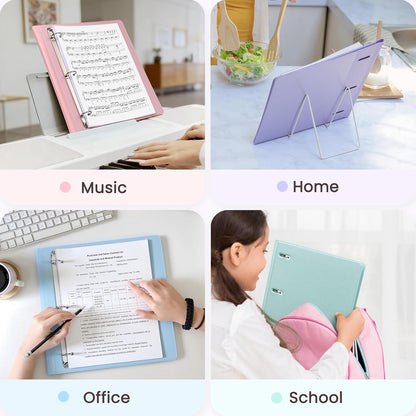 Telescoping 3 Ring Binder 1 Inch, Expandable Slim Three Ring Binder