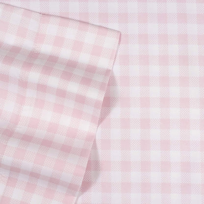 1500 Supreme Kids Bed Sheet Collection - Fun Colorful and Comfortable Boys and Girls Toddler Sheet Sets - Deep Pocket Wrinkle Free Soft and Cozy Bedding - Full, Pink Gingham