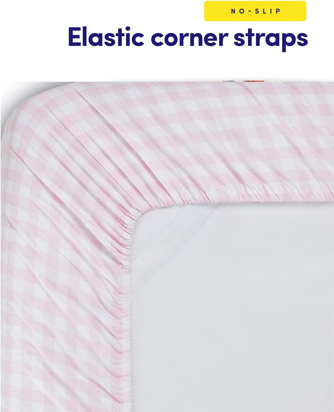 1500 Supreme Kids Bed Sheet Collection - Fun Colorful and Comfortable Boys and Girls Toddler Sheet Sets - Deep Pocket Wrinkle Free Soft and Cozy Bedding - Full, Pink Gingham