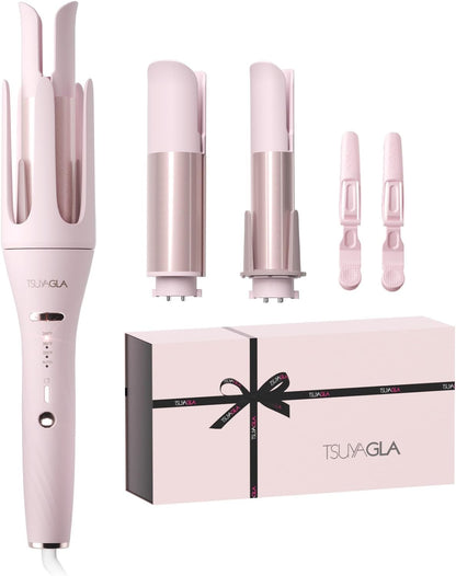 3 in 1 Automatic Curling Iron, Hair Curlers, 1"-1.25"-1.5" Barrels