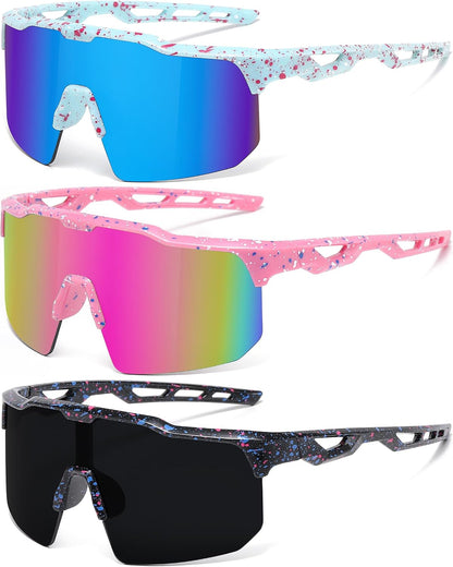 Kids Baseball Sunglasses for Boys Girls Age 3-12,Softball Sports