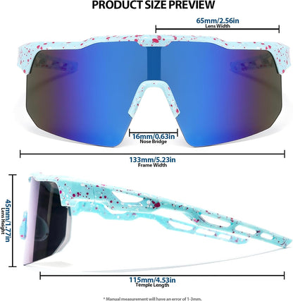 Kids Baseball Sunglasses for Boys Girls Age 3-12,Softball Sports