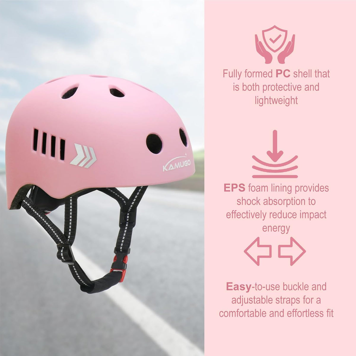 Kids Bike Helmet Set, Toddler Helmet for Ages 2-8 Boys Girls with Sports Protective Gear Set Knee Elbow Wrist Pads for Skateboard Cycling Scooter Rollerblading