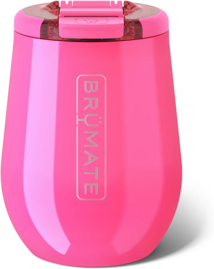 Uncork'd 14oz Insulated Wine Tumbler, Neon Pink
