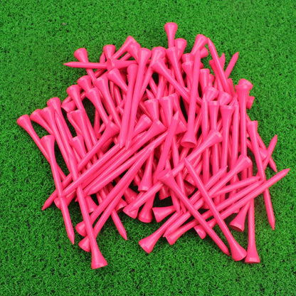 Bamboo/Wood Golf Tees 3-1/4" 2-3/4" 2-1/8" 100/50 Pcs Durable Multicolor Golf Tees Womens Mens Golf Accessories, Stable and Reliable, Reduce Friction Side Spin