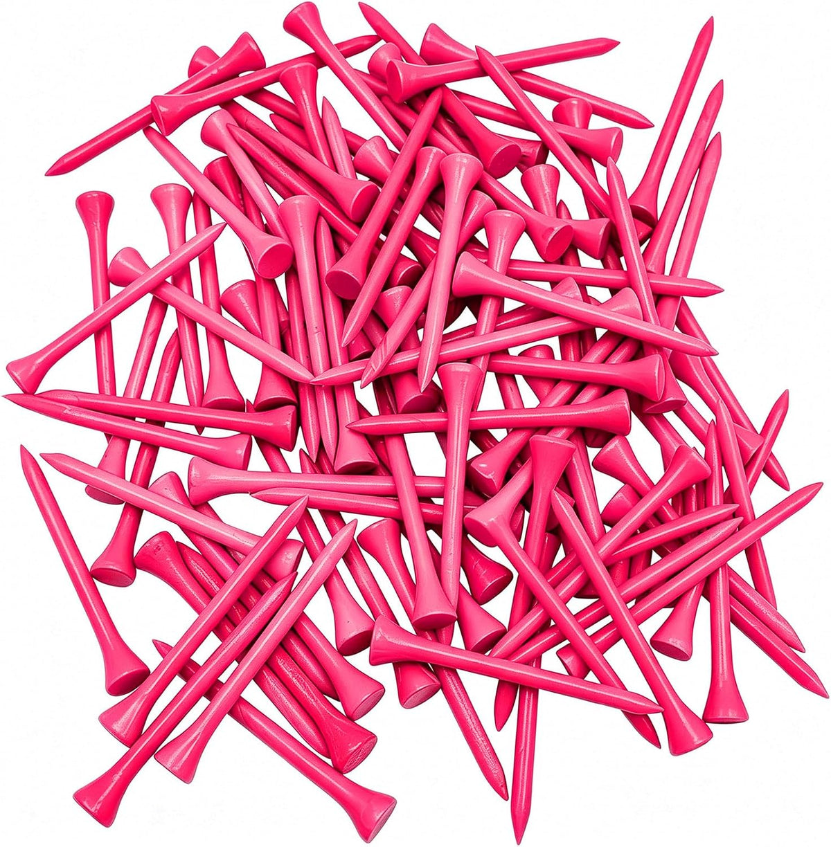 Bamboo/Wood Golf Tees 3-1/4" 2-3/4" 2-1/8" 100/50 Pcs Durable Multicolor Golf Tees Womens Mens Golf Accessories, Stable and Reliable, Reduce Friction Side Spin