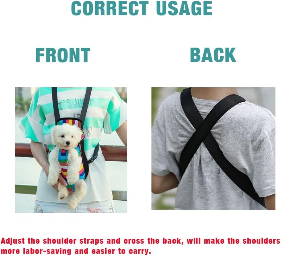 Pet Carrier Backpack, Legs Out Adjustable Pet Front Cat Dog Carrier Backpack, Easy-Fit Dog Travel Backpack Carrier for Hiking Camping for Small Medium Puppies Cats (M, Pink)