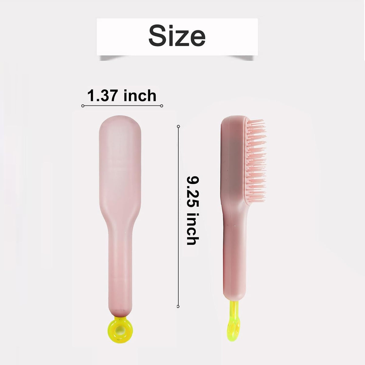 Scalable Small Grooming Dog Brush, Puppy Massaging Hair Brush, for Small Dogs Cats Rabbits of All Hair Types (Deep Pink)