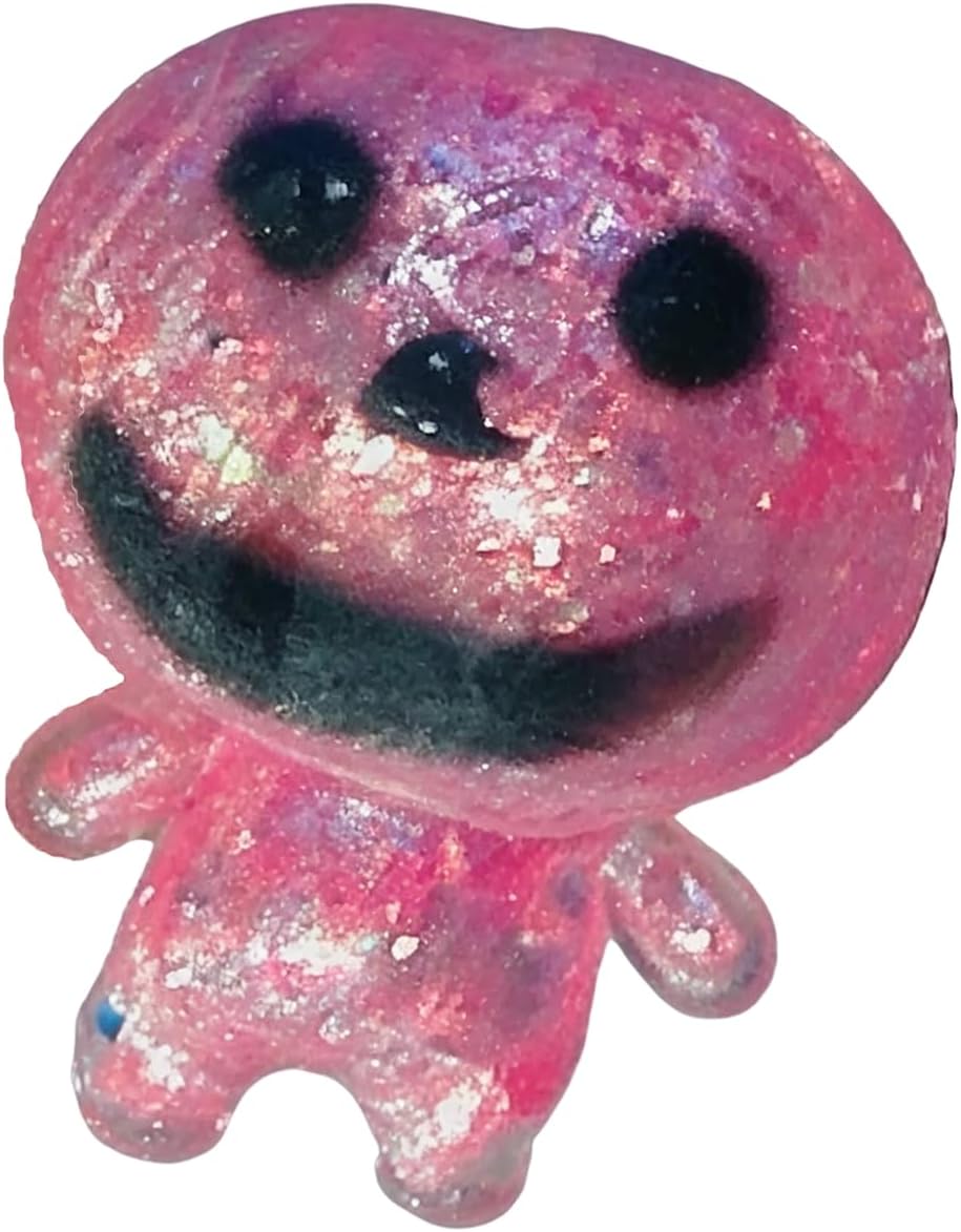 Halloween Pumpkin Slow Rising Stress Figure Transparent Glitter Sensory Soft Slow Rising Stress Ball - Stress Relief Dumplings for Halloween Party Favors