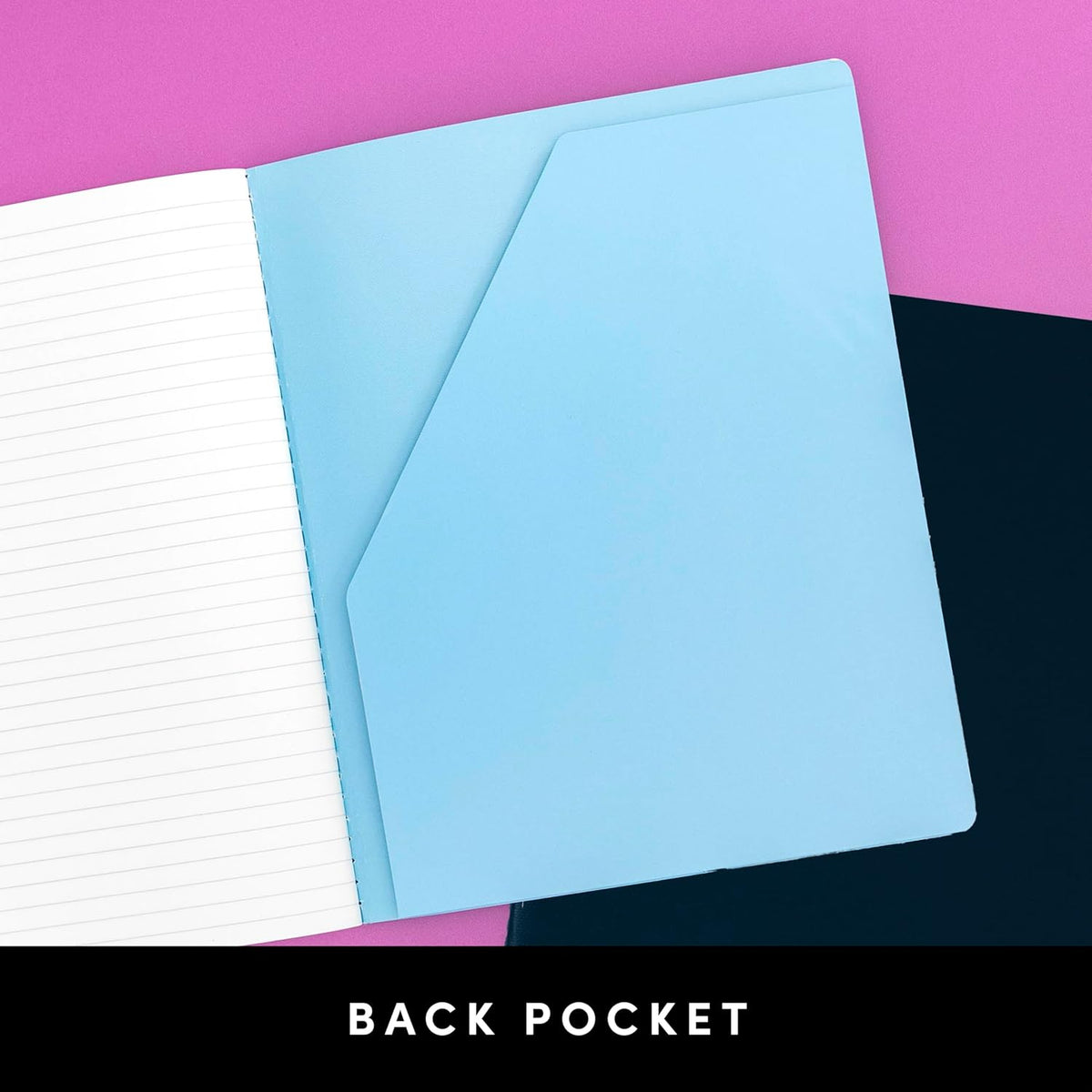 Soft Cover Blank Journal Notebook, 2 Pack, (Pink Blush), 100 Pages, Large 7.5 inches x 9.5 inches, Ideal for Sketch Book, Note Taking & Travel Journal
