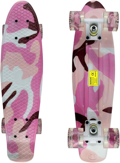 Skateboards Complete 22 Inch Mini Cruiser Retro