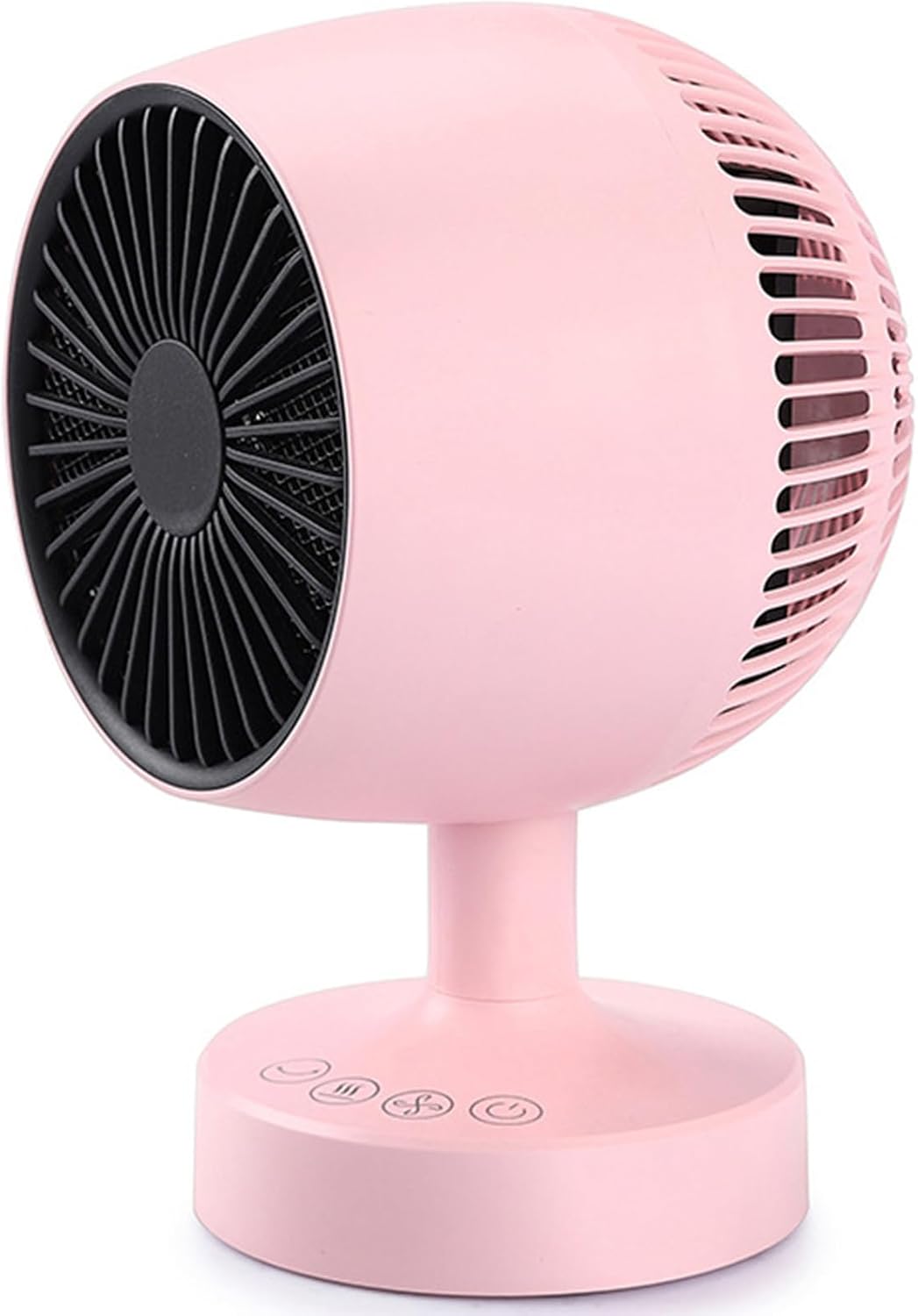 Space Heater,Small Space Heater,1200W Desk Heater for Office,160° Lateral Auto Oscillating,3 Gears Adjustable,PTC Ceramic Heating,Tip-over & Overheat Protection,Fast Heating, Hot And Cold Air Pink