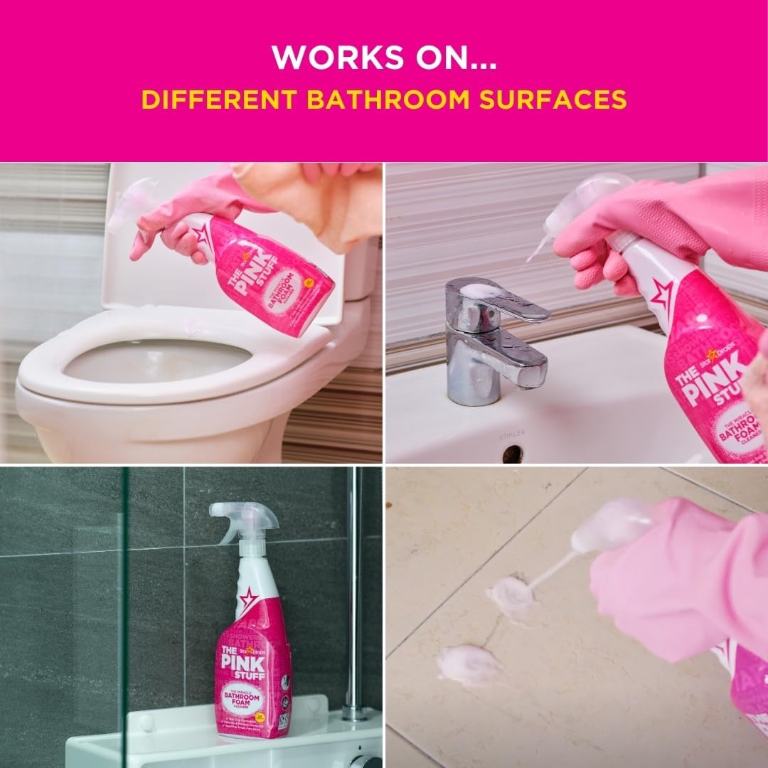 Stardrops Miracle Bathroom Foam Cleaner, 25 Fl Oz