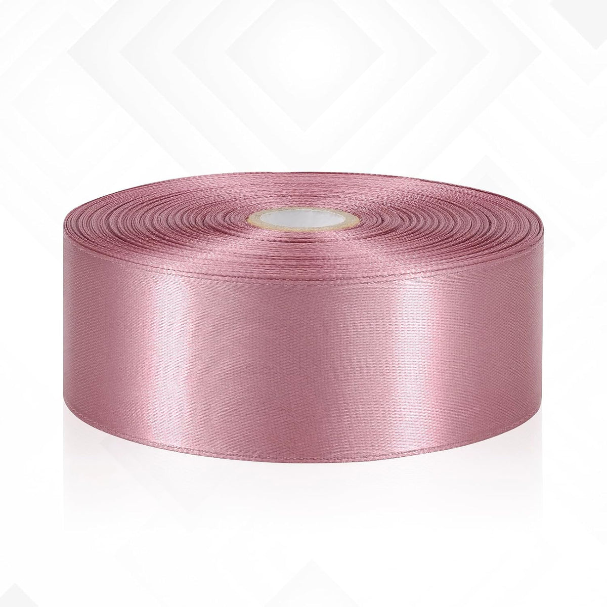 Rosy Mauve Ribbon 1-1/2 Inch 60 Yards Mauve Pink Satin Ribbon for Eternal Roses, Flower Bouquet, Gift Wrapping, Crafts, Bridal Shower, Hair, Wedding