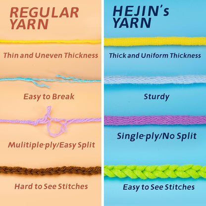 3x60g Pale Peach Yarn for Crocheting and Knitting;3x66m (72yds) Cotton Yarn for Beginners with Easy-to-See Stitches;Worsted-Weight Medium #4;Cotton-Nylon Blend Yarn for Beginners Crochet Kit Making